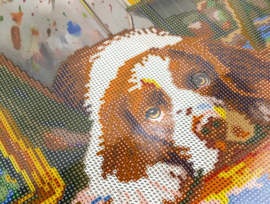 480-916 Mess-terpiece - Diamond Painting op houten frame - Letistitch (Limited Edition)