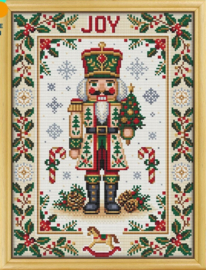 Borduurpakket Awesome Pattern Studio - Christmas Nutcracker - Kerst Notenkraker (full)