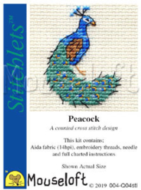 Borduurpakketje MOUSELOFT - Peacock