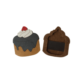 Houten Naaldendoosje Cherry Cake