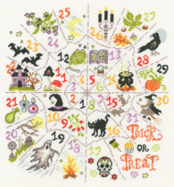 Borduurpakket Bothy Designs - Countdown To Halloween - Bothy Threads