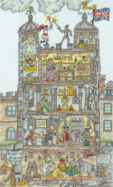 Borduurpakket Amanda Loverseed - Cut Thru' Tower Of London - Bothy Threads