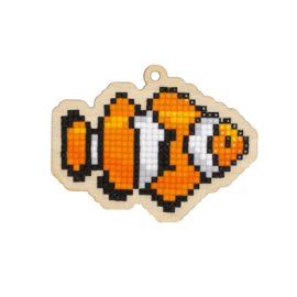 Setje met houten figuurtje DP CLOWN FISH WWP260