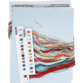 70-09621 - Woodland Animals Stocking  - Dimensions