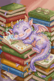 Borduurpakket LETI L10-005 - Borduurpakket Dragon Tales - Draken Verhalen - Leti Stitch