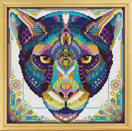 Borduurpakket Mandala Panter - 437-1 - Awesome Pattern Studio