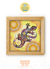 Diamond painting MANDALA Dier volledig HAGEDIS