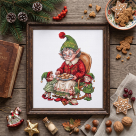 AH-346 Borduurpakket ABRIS ART - Grandma's Treats - Grootmoeders Koekjes
