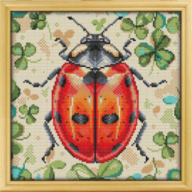 Borduurpakket Awesome Pattern Studio - Ladybug - Lieveheersbeestje
