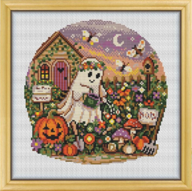 Borduurpakket Awesome Pattern Studio - Haunted Garden - Spooktuin