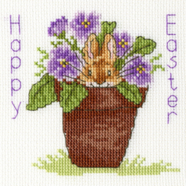 BORDUURPAKKET MARGARET SHERRY - EASTER BUNNY - BOTHY THREADS