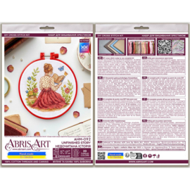 AHM-092 Borduurpakket ABRIS ART - Unfinished Story - Onbeëindigd Verhaal