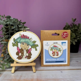 Beatrix Potter - Benjamin Bunny Mini Kruissteekpakket