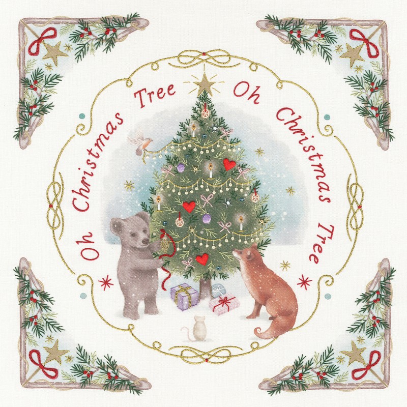 Vrij borduren pakket Cassandra Riley - At Christmastime - Bothy Threads