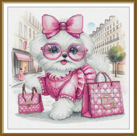 CP2379 Borduurpakket Nova Sloboda - Miss Dior - Mevrouwtje Dior