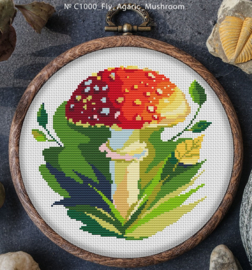 BORDUURPAKKET FLY AGARIC MUSHROOM - C1000