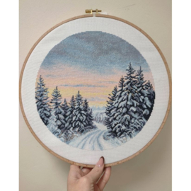 1743  Borduurpakket - Wintertime - OVEN