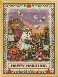 Borduurpakket Awesome Pattern Studio - Haunted Garden - Spooktuin (full)
