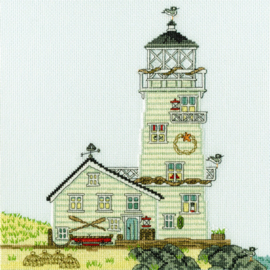 CROSS STITCH KIT SALLY SWANNELL - NEW ENGLAND: THE LIGHTHOUSE - BOTHY THREADS