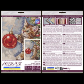 AH-328 Borduurpakket ABRIS ART -  Furry Rascal - Harige Ondeugd