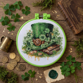 AHM-104 Borduurpakket ABRIS ART - Leprechaun's Hat - Kabouterhoed
