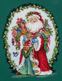 Borduurpakket - Jolly Saint Nick - Letistitch