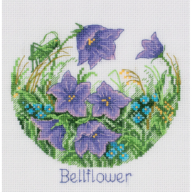 Borduurpakket Floral Tenderness, Bellflowers - PANNA