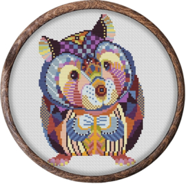 Borduurpakket Mandala Chincilla - 305 - Awesome Pattern Studio