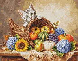 BU5113 Borduurpakket Luca-S - Autumn Harvest - Herfst Oogst