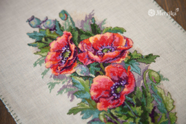 VINTAGE POPPIES  (81) aida