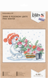 8-387 Borduurpakket Pink Winter - PANNA