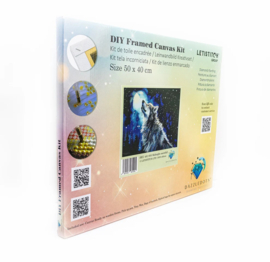 481-005 Midnight Snowfall - Diamond Painting op houten frame - Letistitch (Limited Edition)