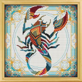 Borduurpakket Mandala Schorpioen - 276-1 - Awesome Pattern Studio