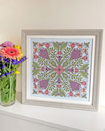 Borduurpakket Beth Buffington - Bursting Blooms - Bothy Threads