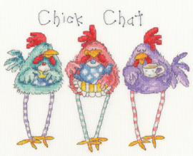 Borduurpakket Margaret Sherry - Chick Chat - Bothy Threads