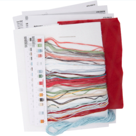 70-09619 - Holiday Farm Stocking  - Dimensions