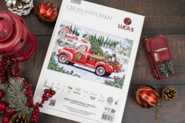 BU5101 Borduurpakket Luca-S - Red Christmas- Rode Kerst