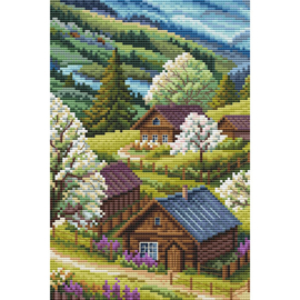 8106 - Borduurpakket Springtime in Highlands - Collection d'Art
