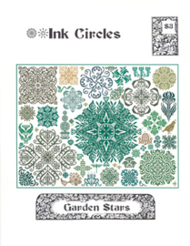 BORDUURPATROON Garden Stars - INK CIRCLES