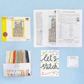 Borduurpakket Amanda Loverseed - Cut Thru' Tower Of London - Bothy Threads
