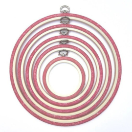 Kunststof SIERborduurring 20 cm ROSE