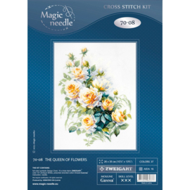070-008 Borduurpakket The Queen of Flowers - Magic Needle