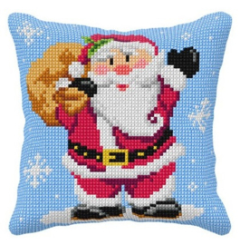 99028 KRUISSTEEK KUSSEN ORCHIDEA - Kerstman