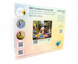 480-916 Mess-terpiece - Diamond Painting op houten frame - Letistitch (Limited Edition)
