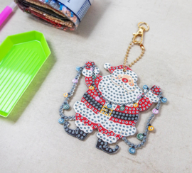 481-388 Santa Cheer - DIY Hanging Acrylic Charm Chains Kit (Kit of 6)