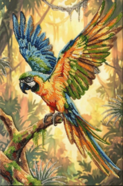 970 - KRALEN BORDUURPAKKET - Colorful Parrot - Kleurrijke Papagaai