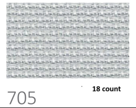PREMIUM PRECUT AIDA - 48X53CM - (705) GRIJS 18 count