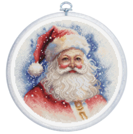 BC224 Borduurpakket Luca-S - Santa - Kerstman (inclusief ring)