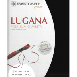 Lugana 25ct 720 (48 x 68 cm) - Zweigart - Black