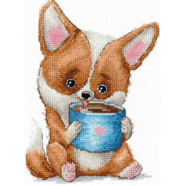 Koffie Liefhebbers: Corgi (Coffee Lovers: Corgi) - Andriana